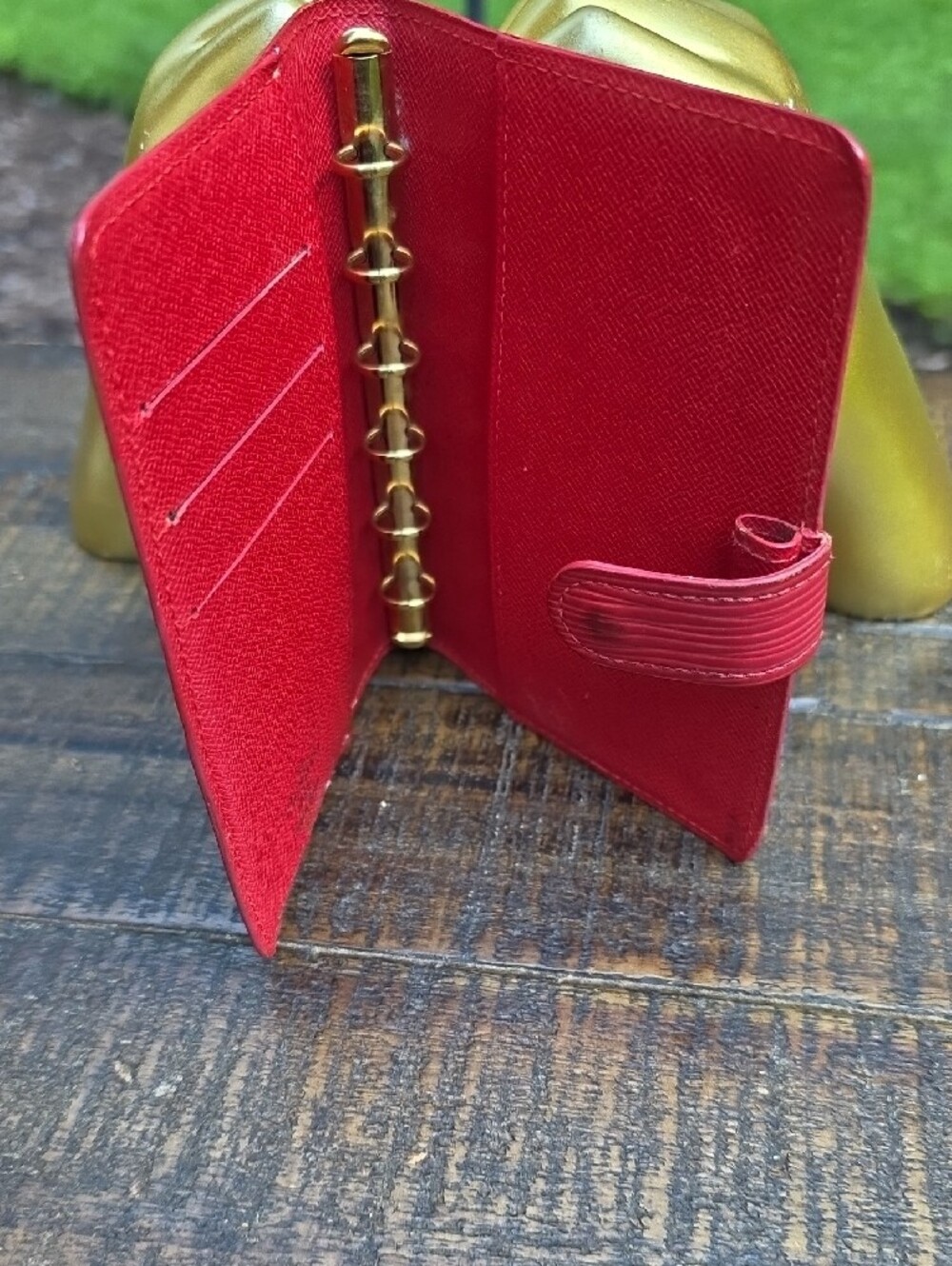Louis Vuitton Red Epi Leather Small Agenda With COA - Picture 4 of 10